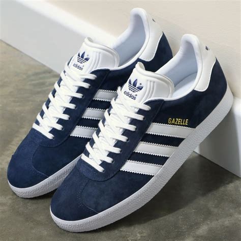 navy blue adidas gazelle women's